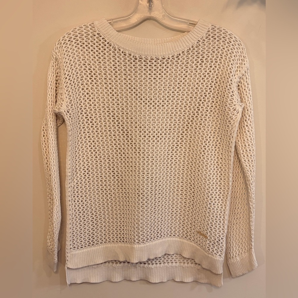 Michael MICHAEL KORS Open Knit Cream Sweater